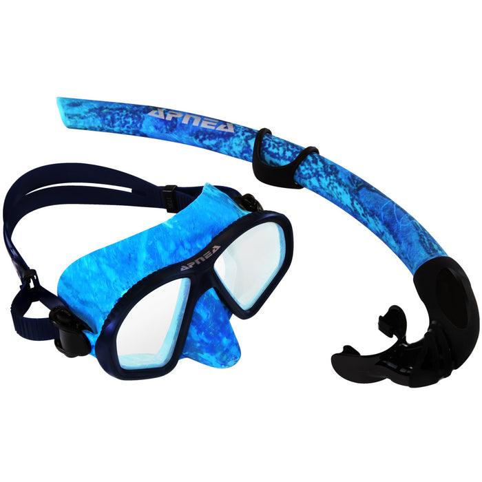 APNEA BLUE MASK AND SNORKEL COMBO