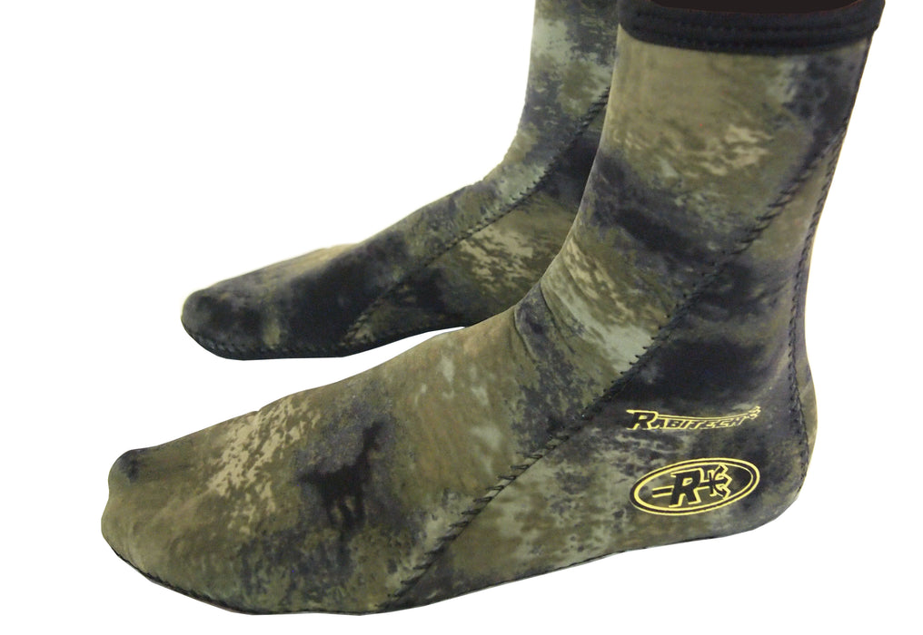 RABITECH REAPER 3MM CAMO DIVE SOCKS 2XL