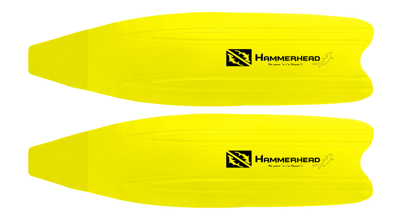 KAUDAL PLASTIC BLADE YELLOW/BLACK PAIR